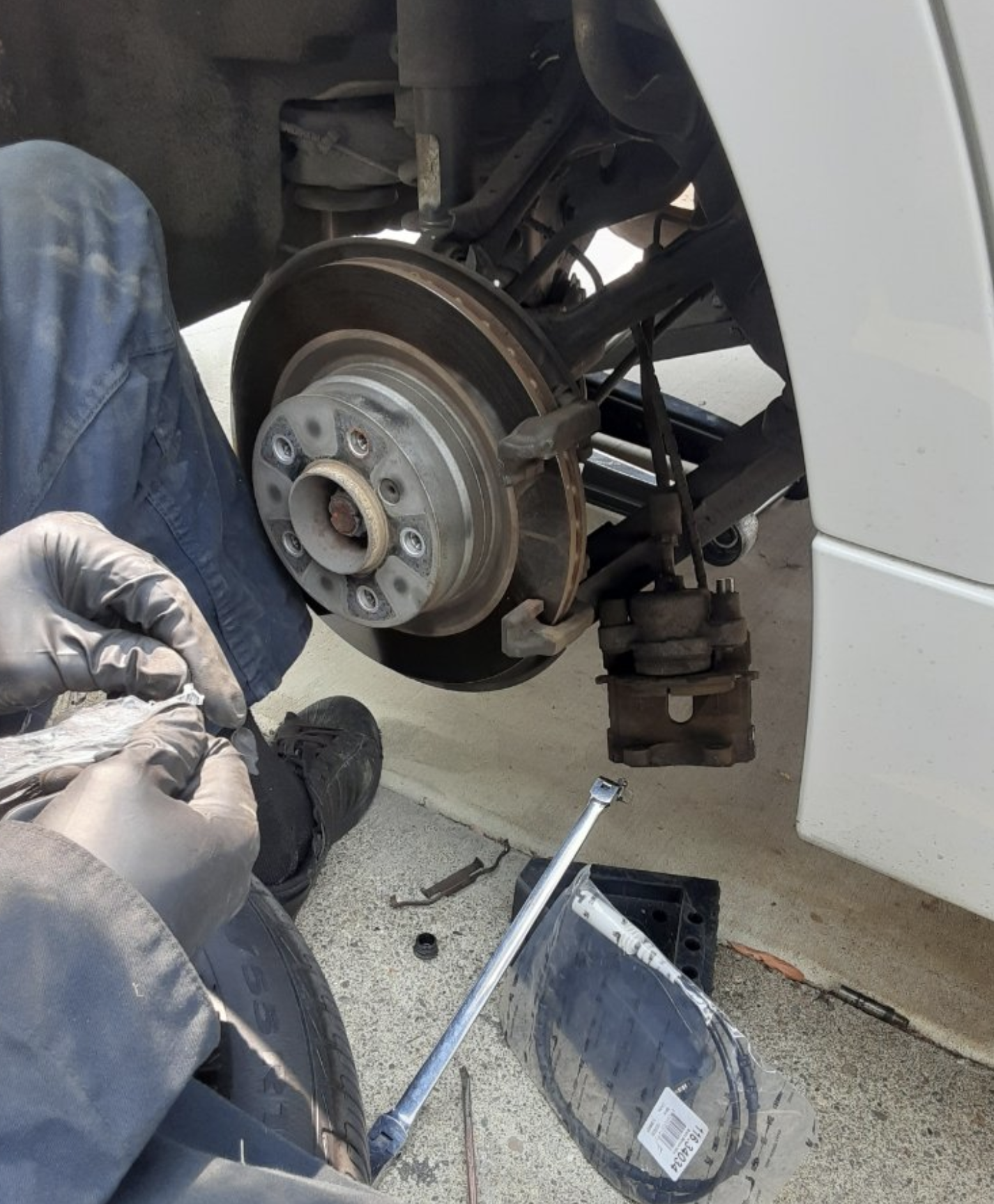 Fayetteville-brake-repair this image shows brake repair in Fayetteville, NC
